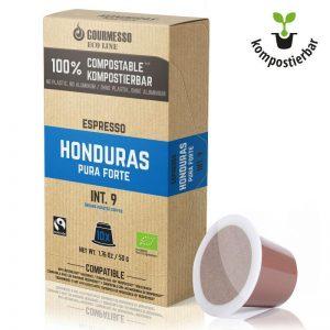 Capsule Gourmesso – Eco Line - Honduras Pura Forte – Bio – compatibile Nespresso – 10 capsule
