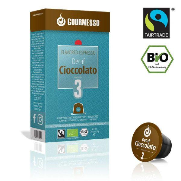 Capsule Gourmesso – Cioccolato Decaf - compatibile Nespresso - 10 capsule