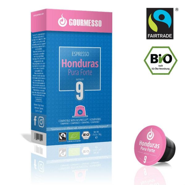 Capsule Gourmesso – Honduras Pura Forte - compatibile Nespresso - 10 capsule