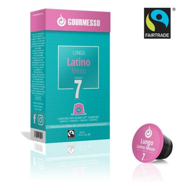 Capsule Gourmesso – Lungo Latino Mezzo - compatibile Nespresso - 10 capsule