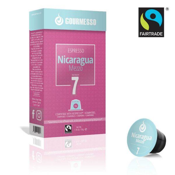 Capsule Gourmesso – Nicaragua Mezzo - compatibile Nespresso - 10 capsule