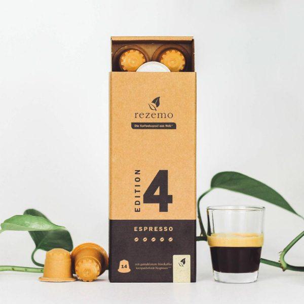 Capsule rezemo – Espresso Edition 4 - compatibile Nespresso - 14 capsule