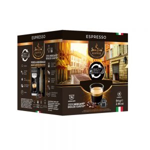 Capsule cafea SanSiro Coffee Espresso_compatibile Dolce Gusto_14 capsule