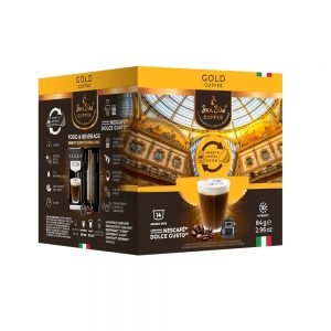 Capsule cafea SanSiro Coffee Gold_compatibile Dolce Gusto_14 capsule