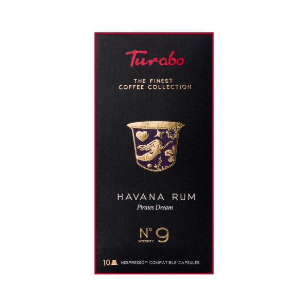 Capsule cafea_Turabo Havana Rum_compatibile Nespresso_10 capsule