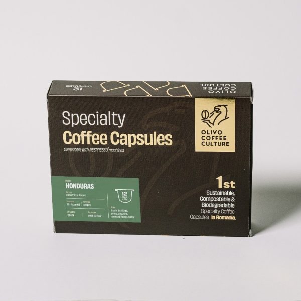 Capsule cafea de specialitate Olivo Honduras, compatibile Nespresso, 12 capsule